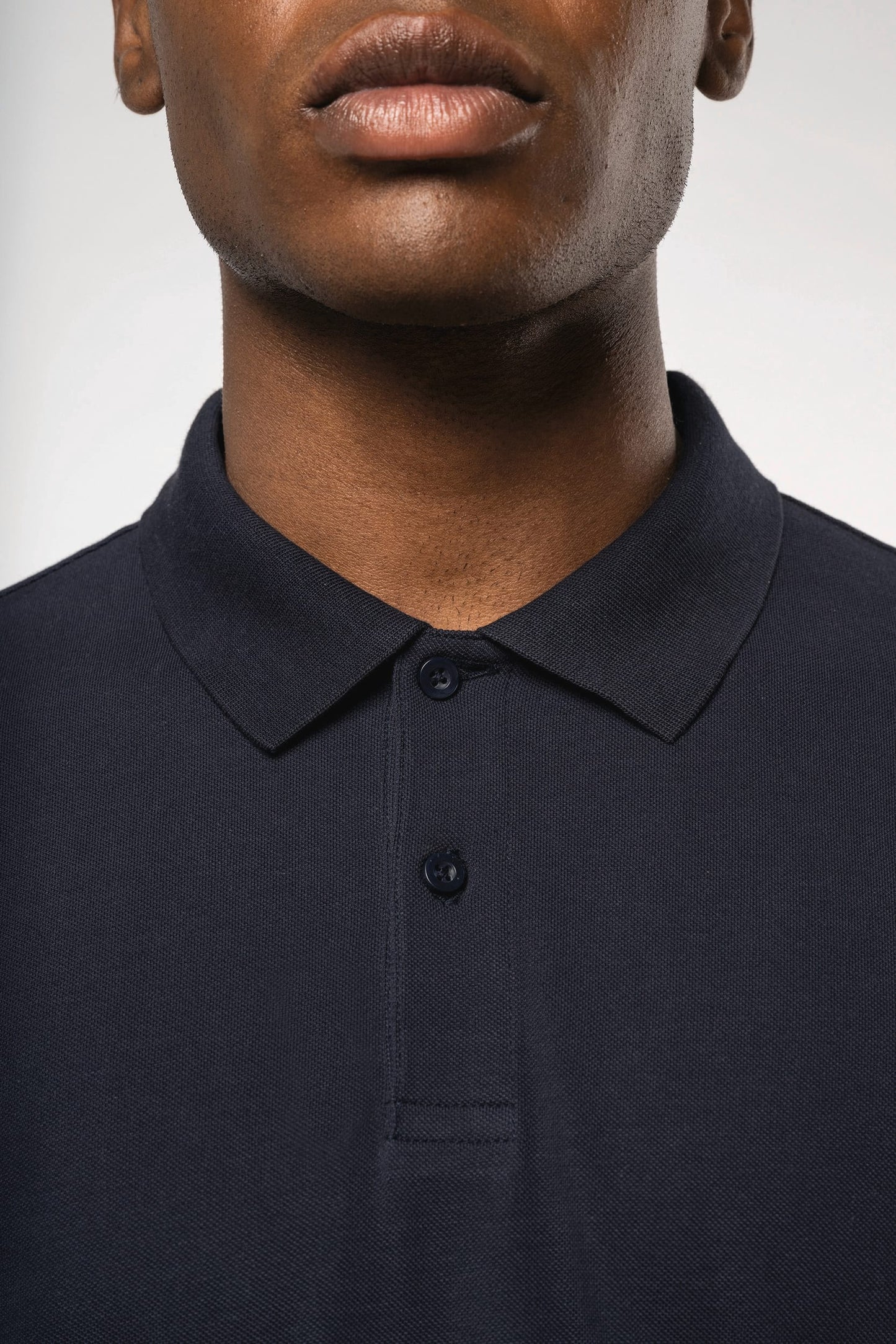 Bio180 piqué herenpolo lange mouwen