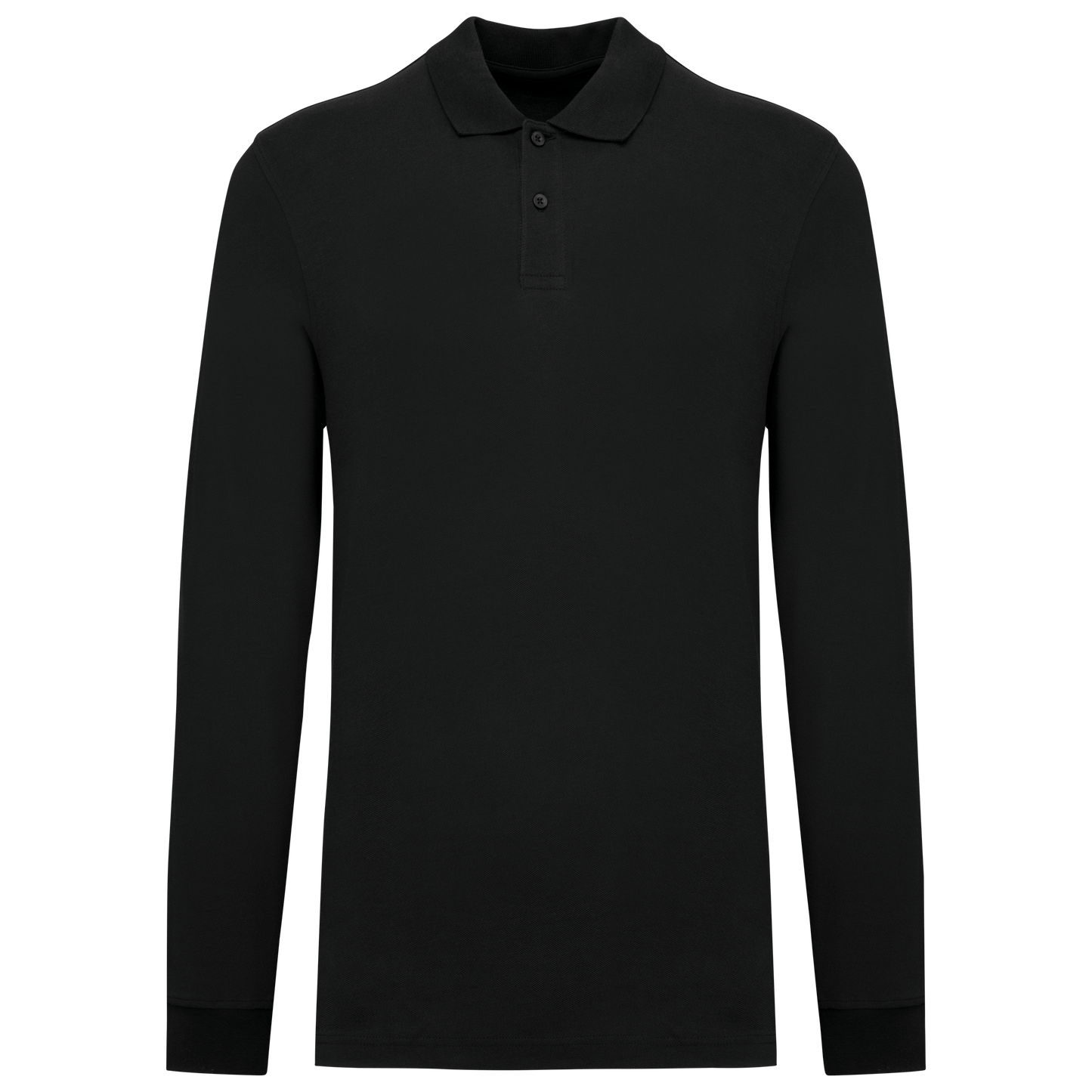 Bio180 piqué herenpolo lange mouwen