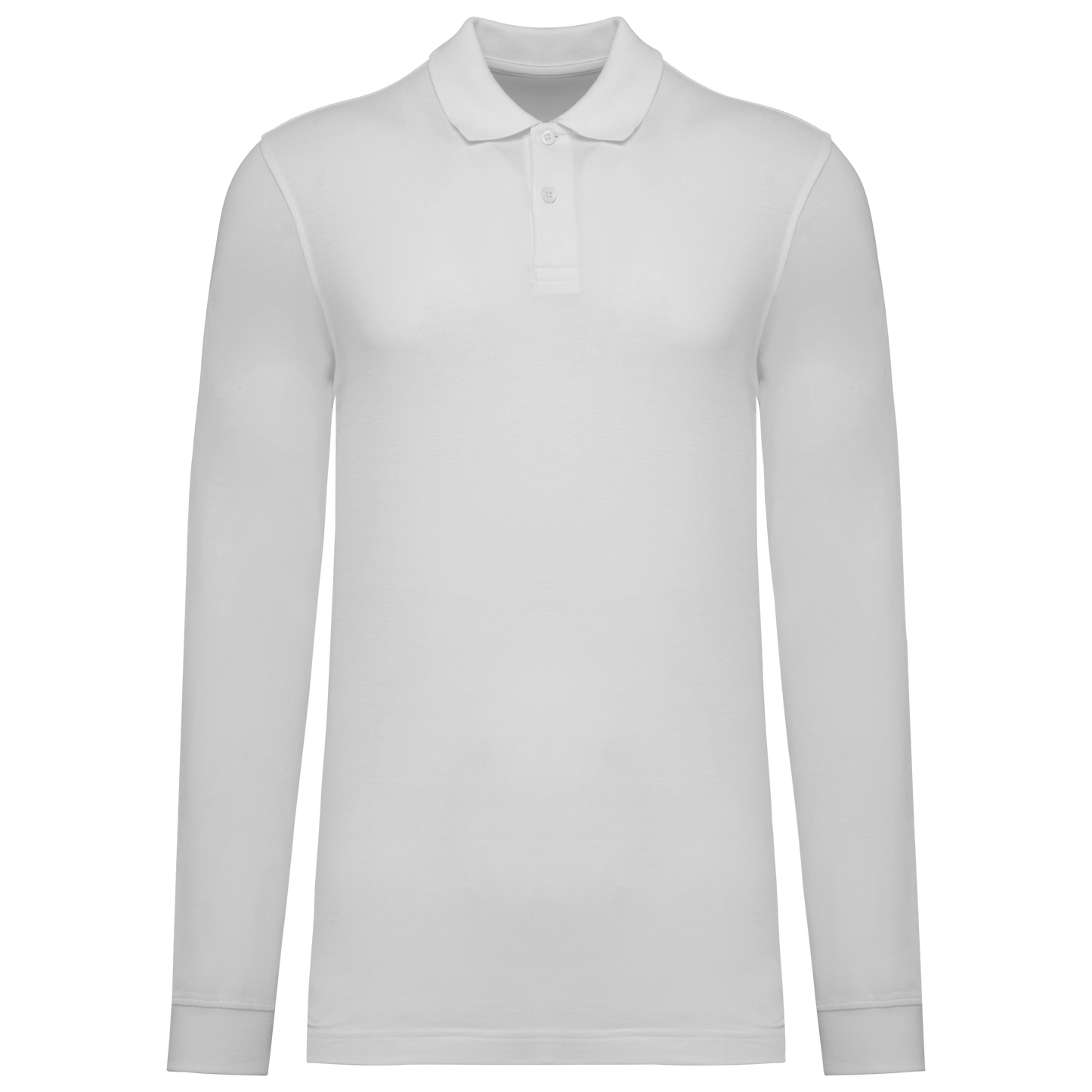 Bio180 piqué herenpolo lange mouwen