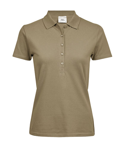 Women's luxury stretch polo