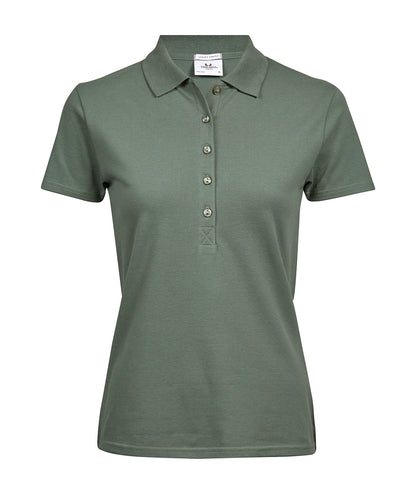 Women's luxury stretch polo