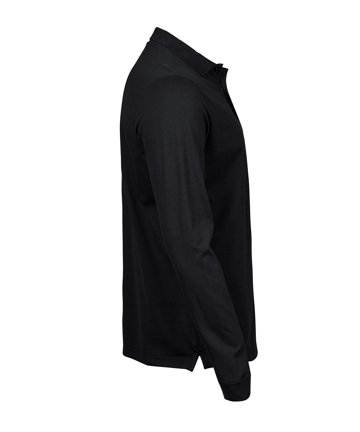 Luxury stretch long sleeve polo