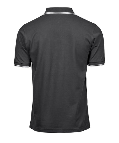 Luxury stripe stretch polo - New Wave Society