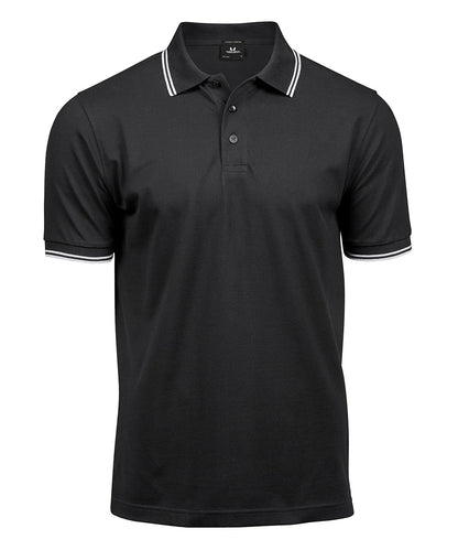 Luxury stripe stretch polo (1407)
