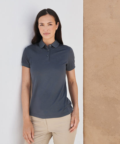 Women’s recycled polyester polo shirt
