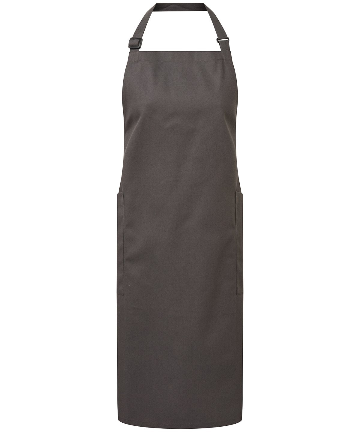 Recycled polyester and cotton bib apron, organic and Fairtrade certified