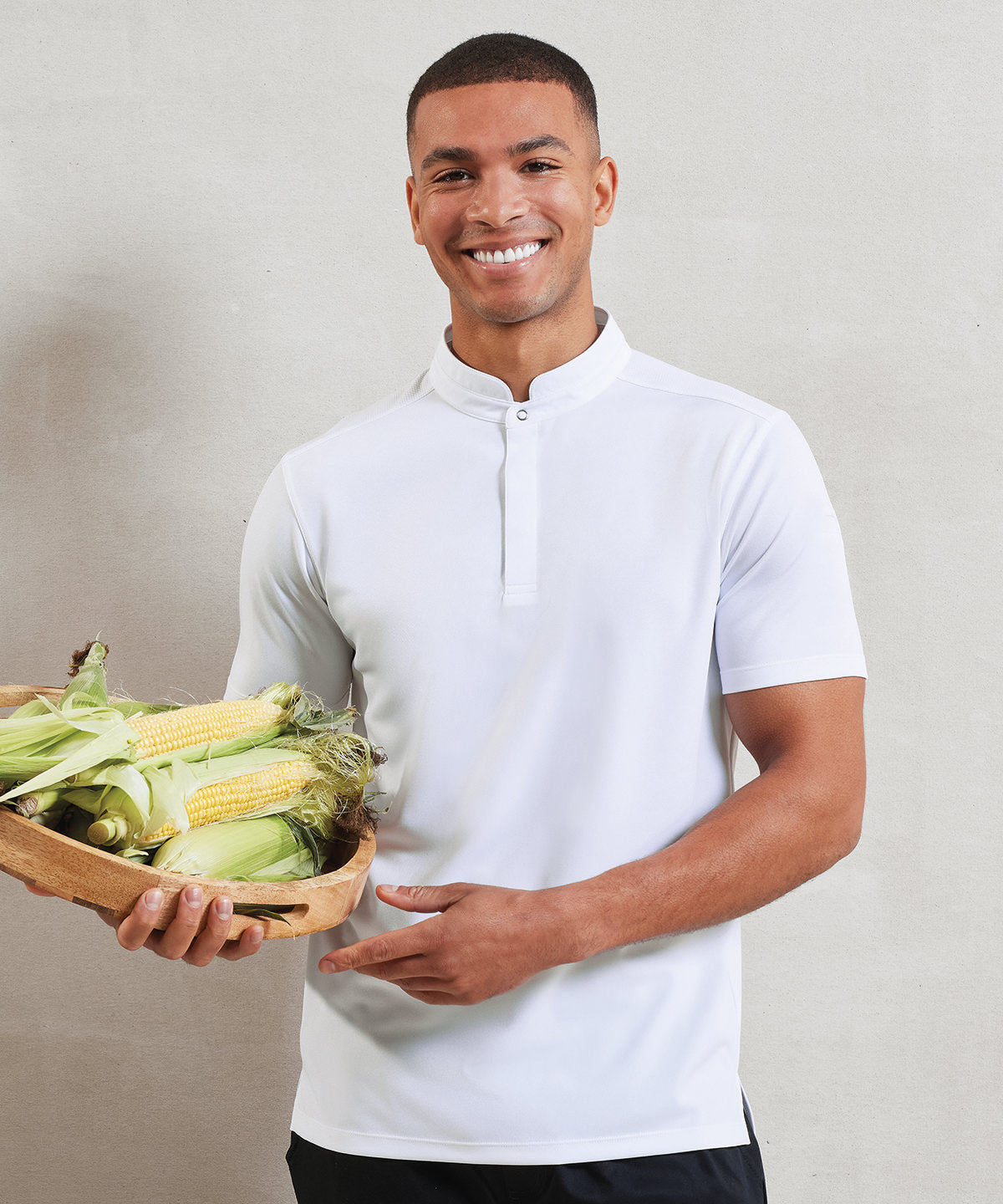 Essential Coolchecker® short sleeve shef's shirt