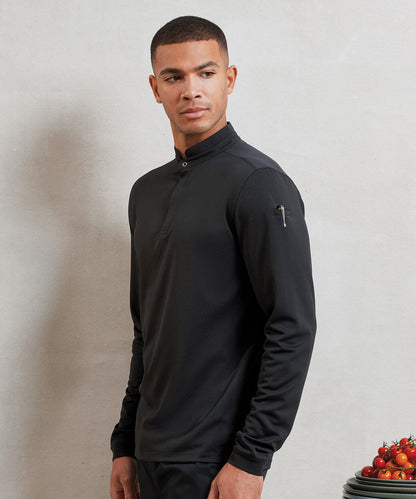 Essential Coolchecker® song sleeve shef's shirt